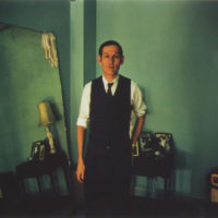 Eggleston self portrait man in vest color photography pioneer